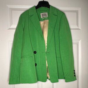 Scotch & Soda Green Double-Breasted Blazer – Size XS